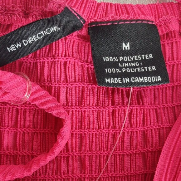 New Directions Womens Pink Azalea Formal Maxi Spaghetti Strap Dress Size M (NWT) - Picture 14 of 15